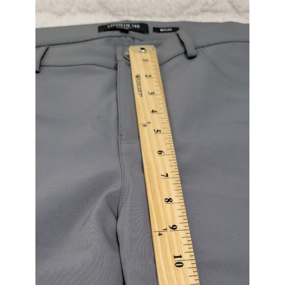 Lafayette 148 New York Womens Gray Mercer Pants Mid Rise Stretch Size 8 - Picture 9 of 11